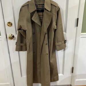 Vintage Burberry Trench Coat Size 4L Alex